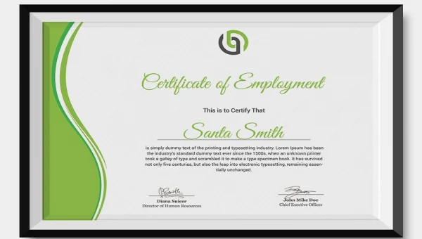 Employment-Certificate